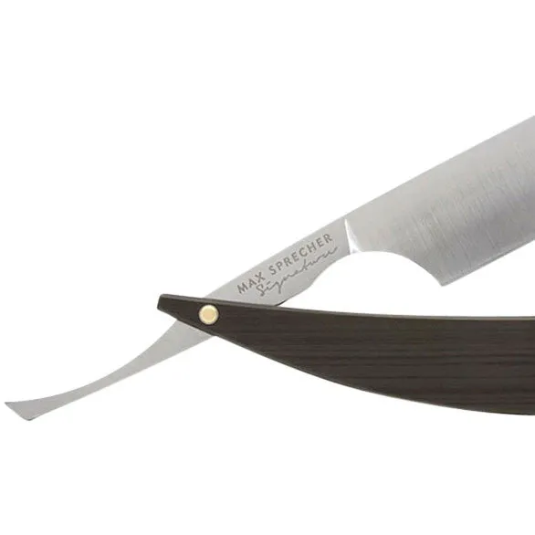 Ezra Arthur   Max Sprecher Straight Razor 8/8" QH Signature Black