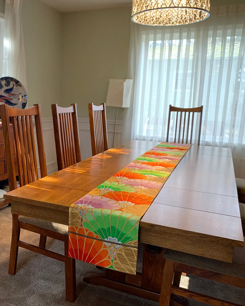 Fan Hankles Kimono Obi Table Runner