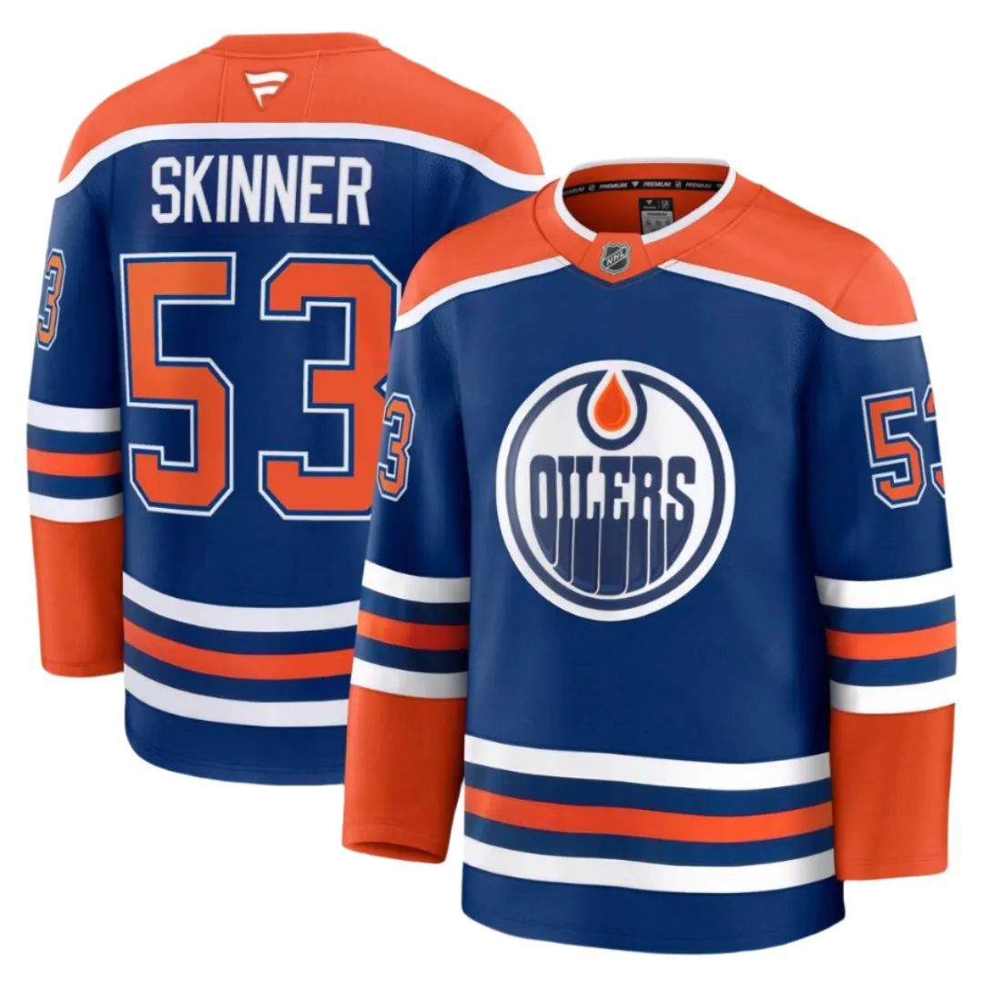 Fanatics Men's NHL Edmonton Oilers Jeff Skinner Premium Home Jersey