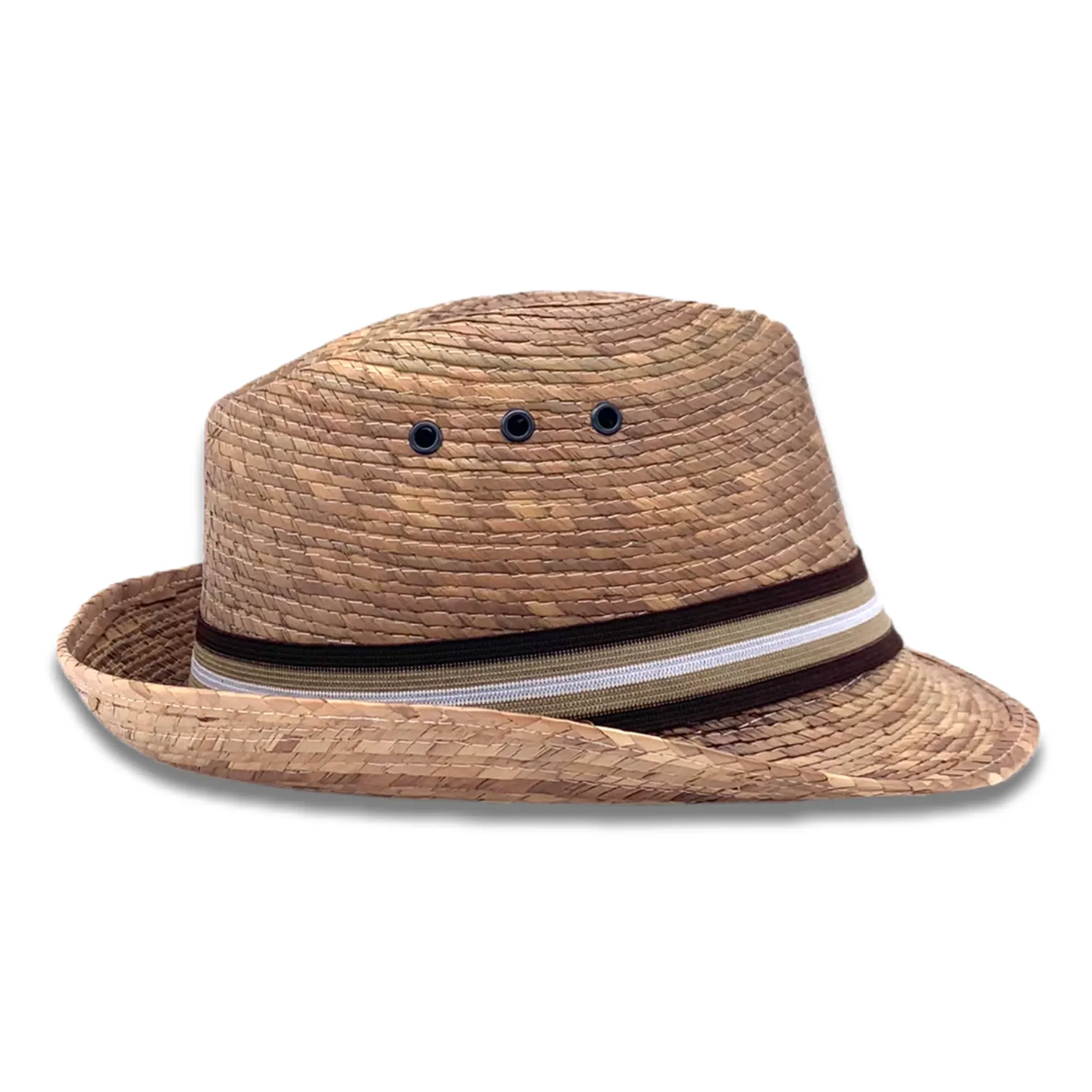 Fedora Palm Hat- Burnt Sahuayo Palm 4