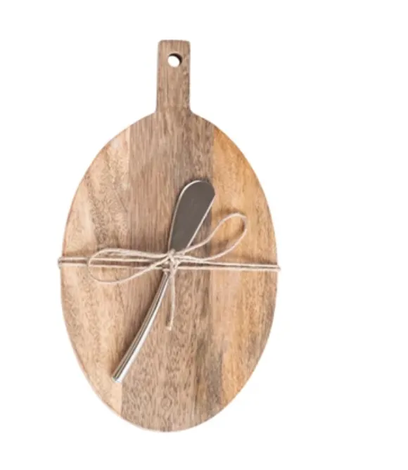 Finn Mango Wood Cheese & Cutting Board