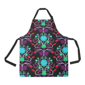 Floral Beadwork Four Clans Winter Apron