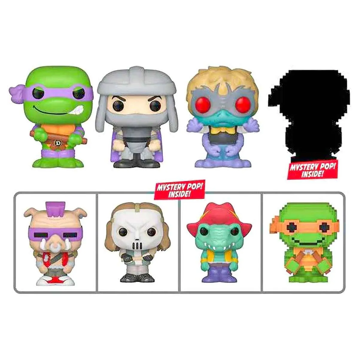 Funko Bitty Pop! Teenage Mutant Ninja Turtles Mini Figures Series 2 (4 Pack)