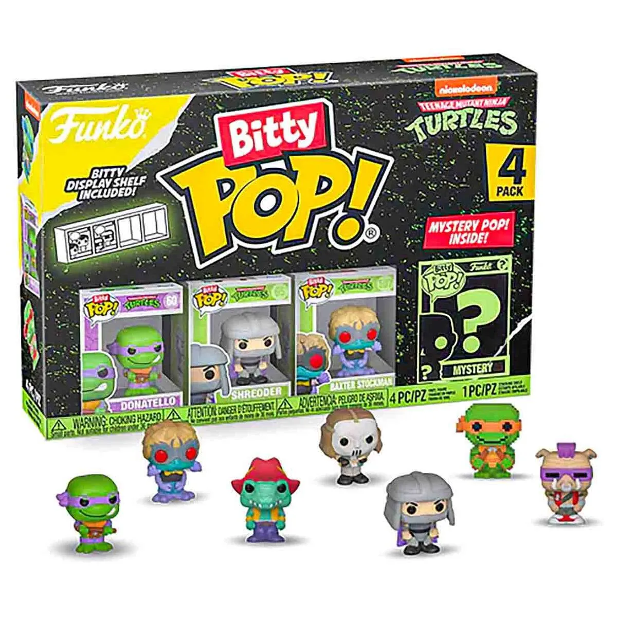 Funko Bitty Pop! Teenage Mutant Ninja Turtles Mini Figures Series 2 (4 Pack)