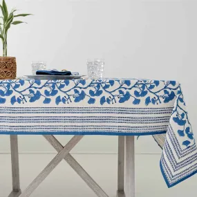 Ginkgo Blue Tablecloth