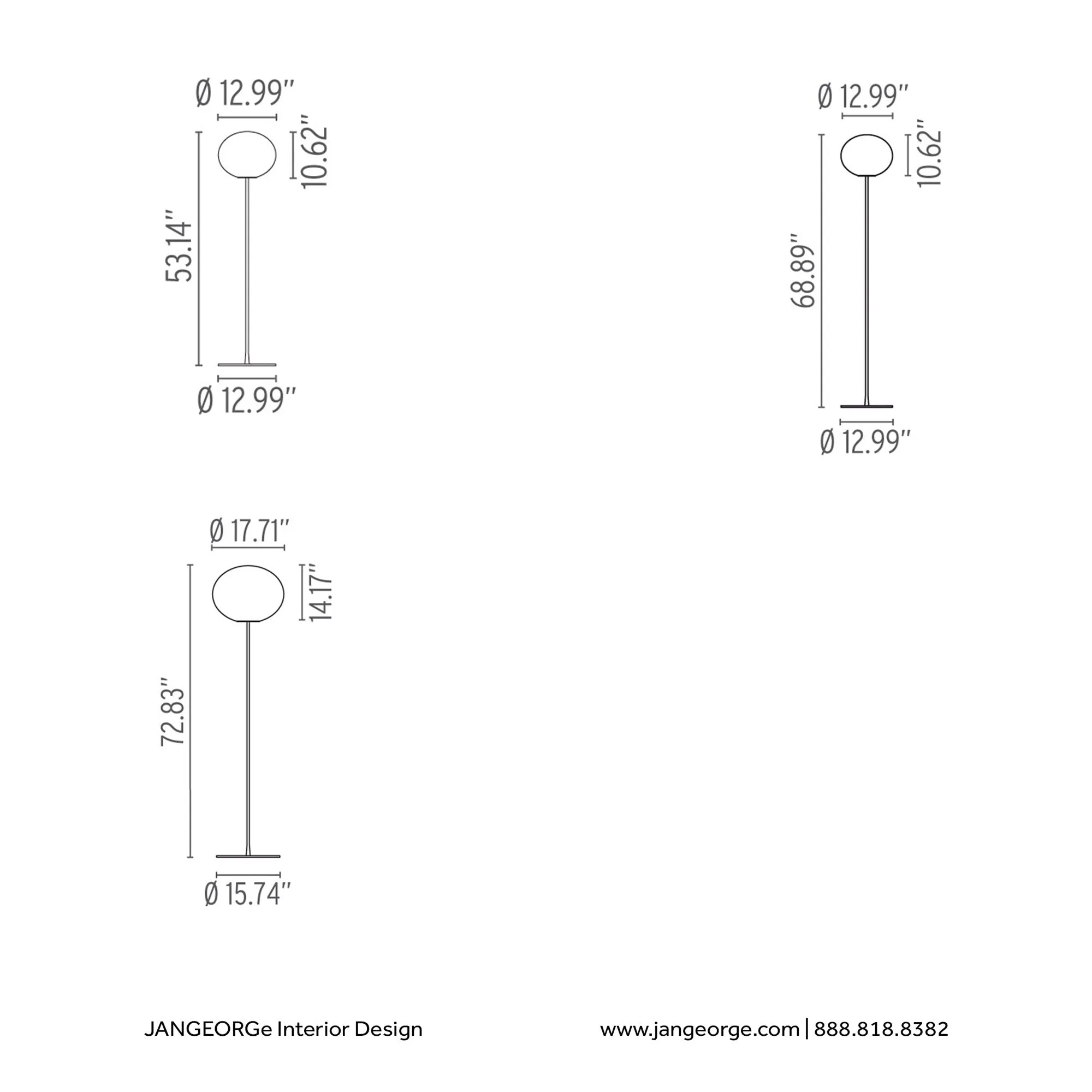 Glo-Ball - Dimmable Floor Lamp