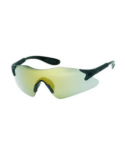 Gray Lens - Soft Non-Slip Rubber Nose Piece - Fully Adjustable Temples Safety Glasses