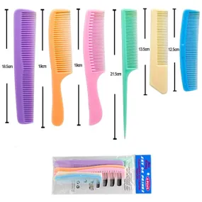 Hair Comb 6PC Set 071 (12 units)