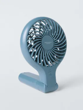 Handheld and foldable desk fan