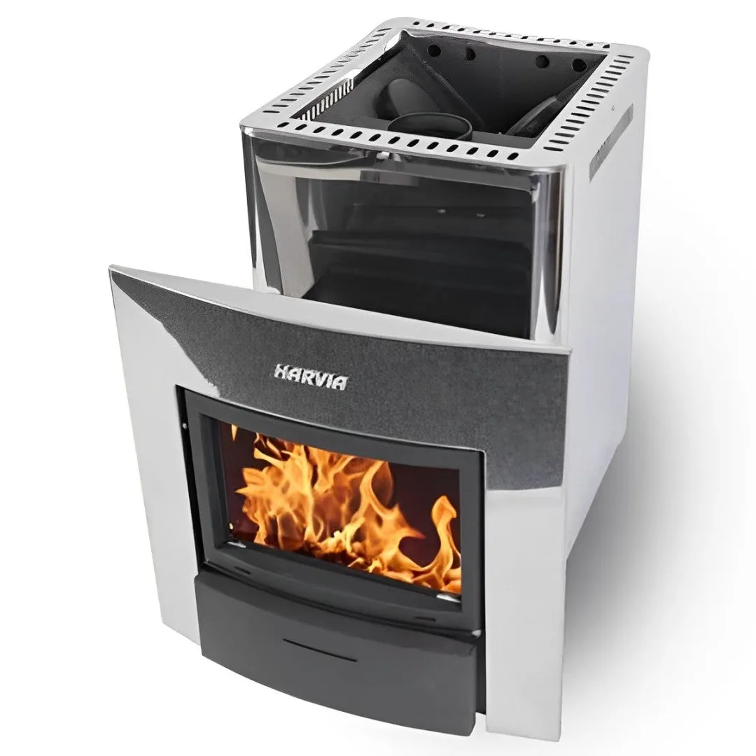 Harvia Pro 20 Duo 24.1kW Steel Wood Burning Sauna Stove