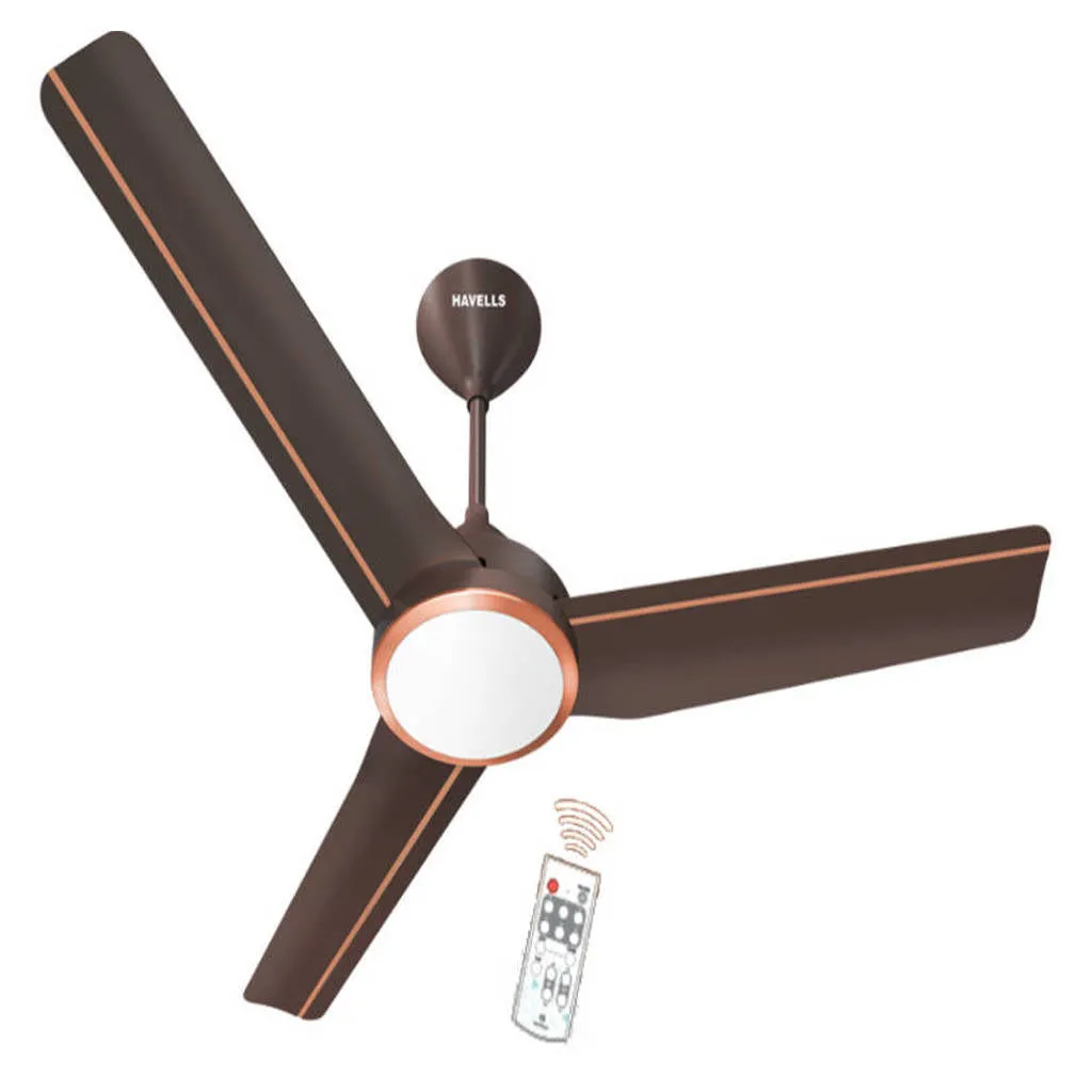 Havells Trinity UL Ceiling Fan With Under Light 1200mm Dusk LT.Copper