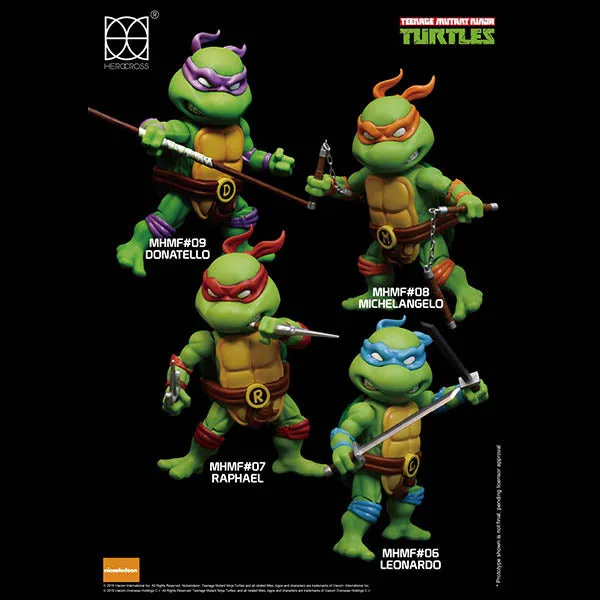 Herocross MHMF#302 Teenage Mutant Ninja Turtles Box Set Action Figures