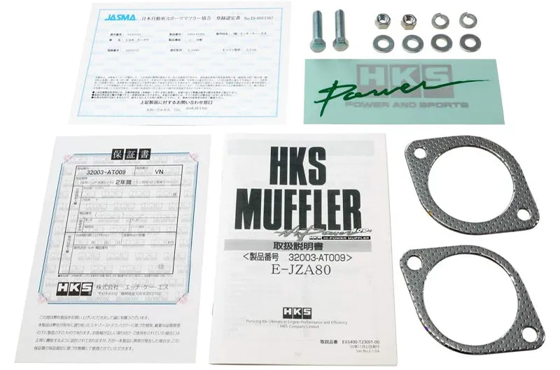 HKS 93-98 Toyota Supra 3.0 Turbo Hi-Power Exhaust [Off Road Use Only] (hks32003-AT009)