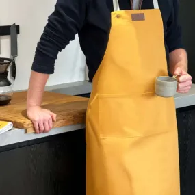 Honey Yellow Cotton Canvas Apron