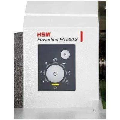 HSM Powerline FA500.3 Cross Cut Shredder Level 4/P-5