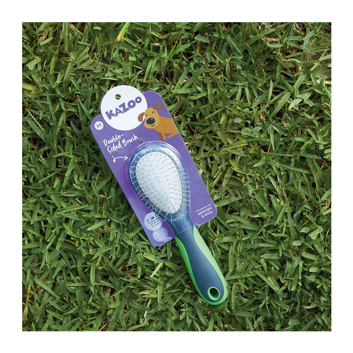 Kazoo Double-Sided Brush for Dogs