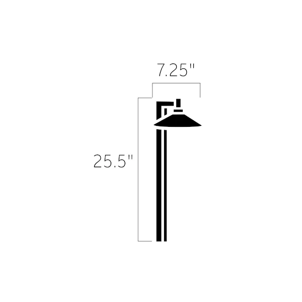 Kichler 15800CBR27 Ripley™ LED Path Light