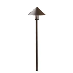 Kichler 16120AZT27 Fundamentals 2700K LED Path Light Textured Architectural Bronze