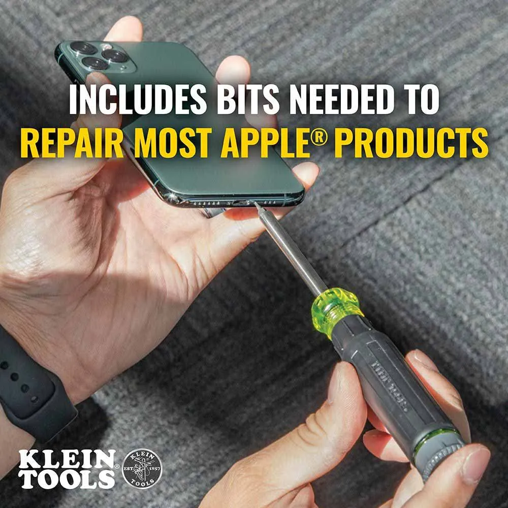 Klein 32328 27-in-1 Multi-Bit Precision Screwdriver with Apple Bits