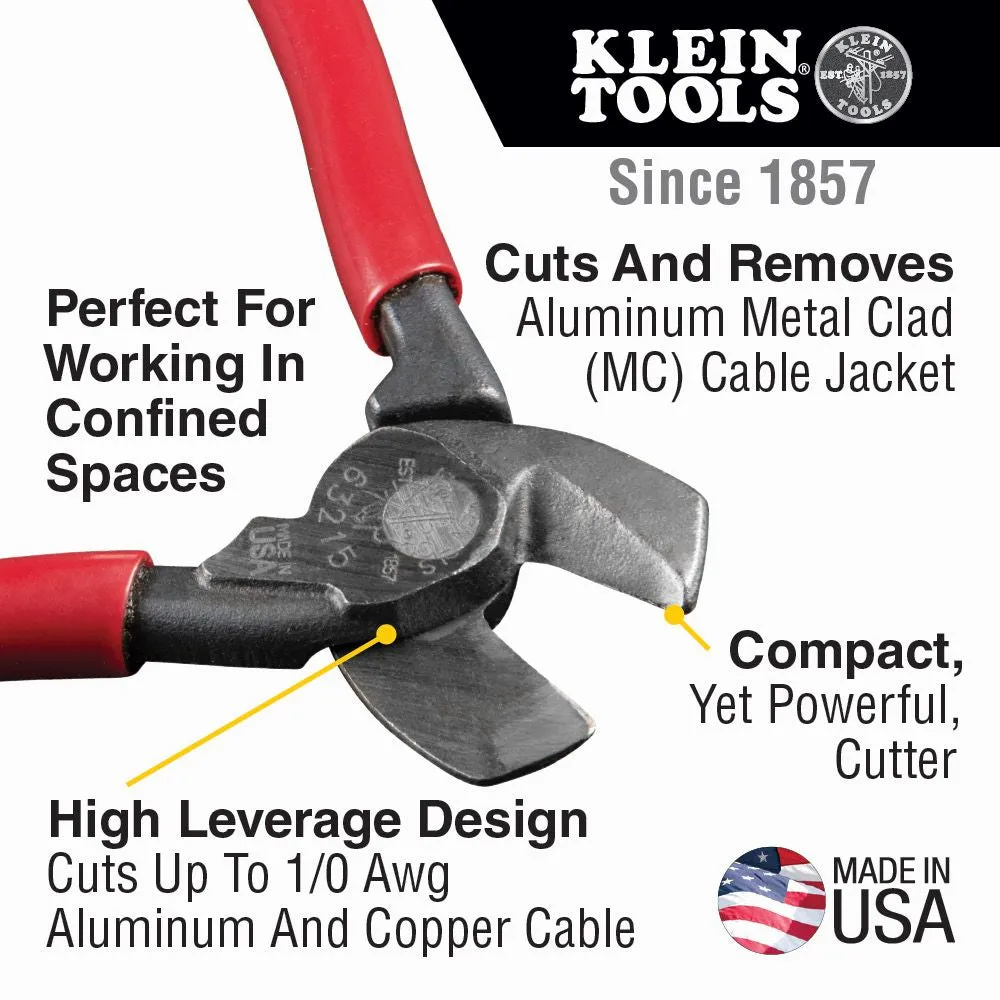 Klein Tools 63215 High-Leverage Compact Cable Cutter