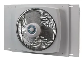 Lasko W16900 Electrically Reversible 3-Speed Window Fan, Satin White, 16"