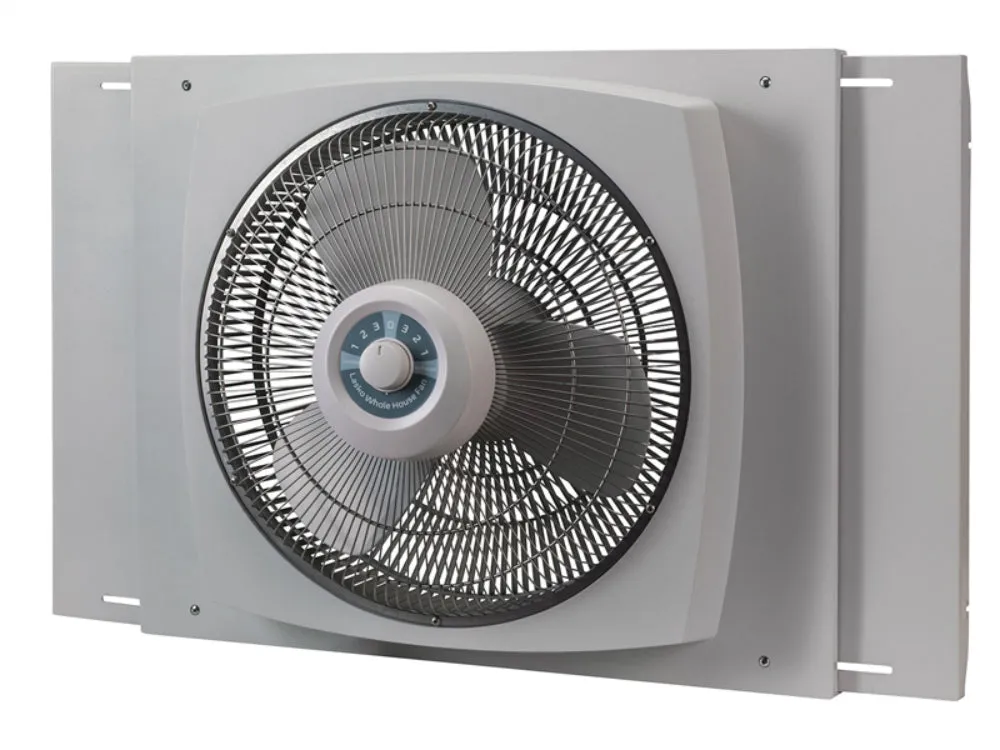 Lasko W16900 Electrically Reversible 3-Speed Window Fan, Satin White, 16"