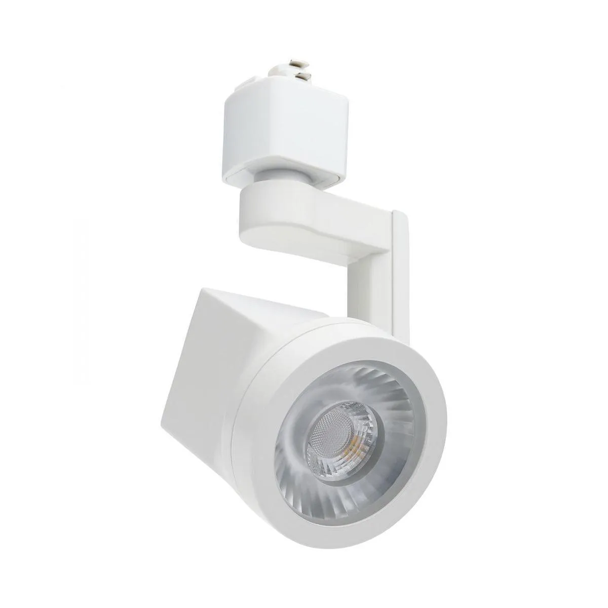 LED Lantern Style Track Head 12W 1020 Lumens 3000K, Halo, 24 Beam Angle, White Finish