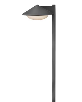 LED Path Light from the Contempo Path Collection in Charcoal Gray Finish by Hinkley