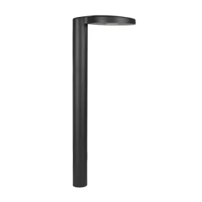 LED Path Light from the Eclipse Collection in Black on Aluminum Finish by W.A.C. Lighting