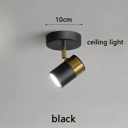 LED Track Ceiling Lamp with Adjustable Spotlight with Slide Rail