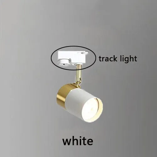 LED Track Ceiling Lamp with Adjustable Spotlight with Slide Rail