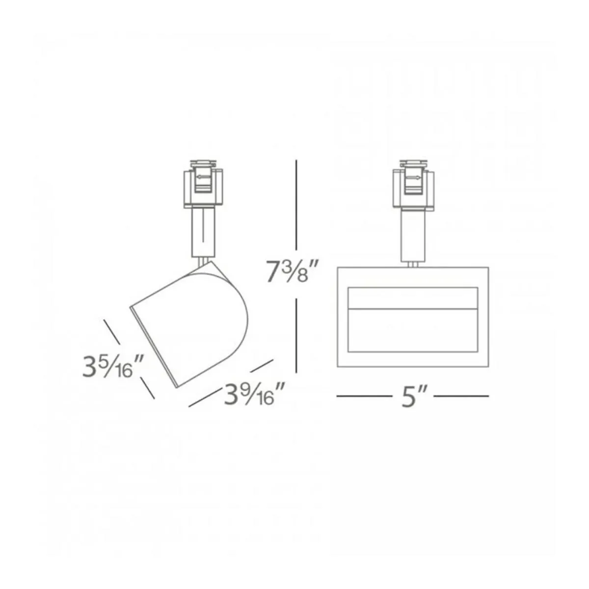 LED Wall Wash Track 20W 900 Lumens 3000K, Halo, White