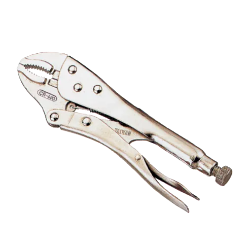 LICOTA MADE IN TAIWAN 5" CURVED JAW LOCKING PLIERS WITH WIRE CUTTER CR-V