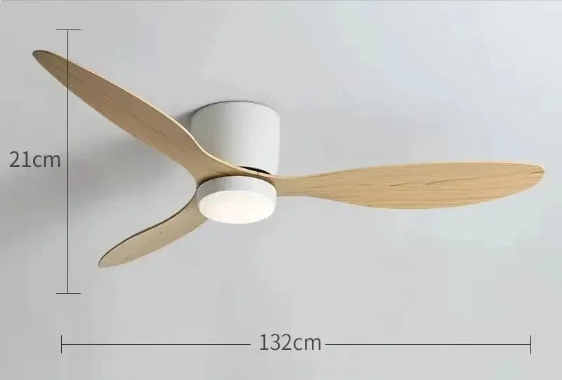 Lux Eco Flush Mount Ceiling Fan with Light