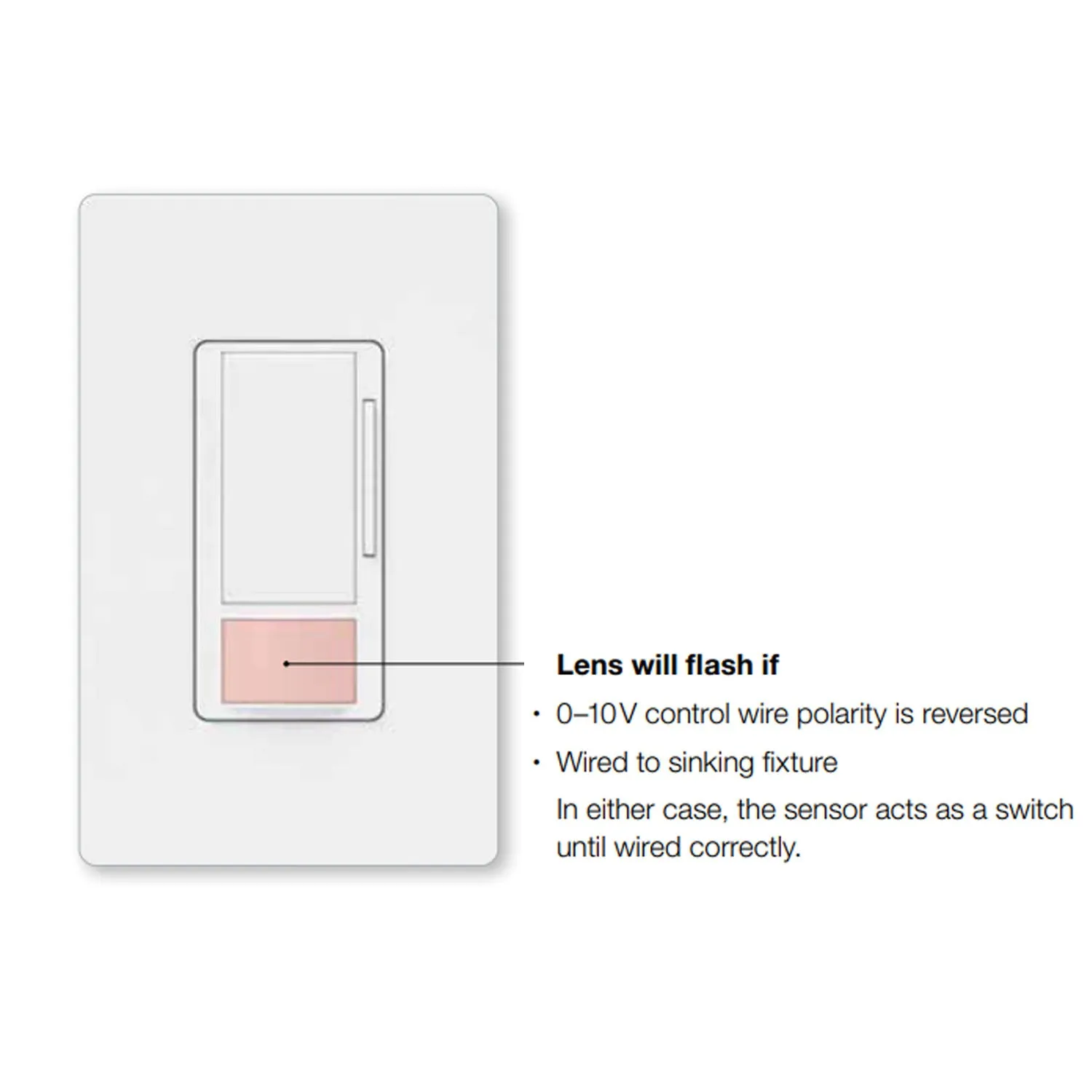 Maestro 120-277V Vacancy Motion Sensor Switch with 0-10V Dimmer PIR, 3-Way/Multi-Location, Black