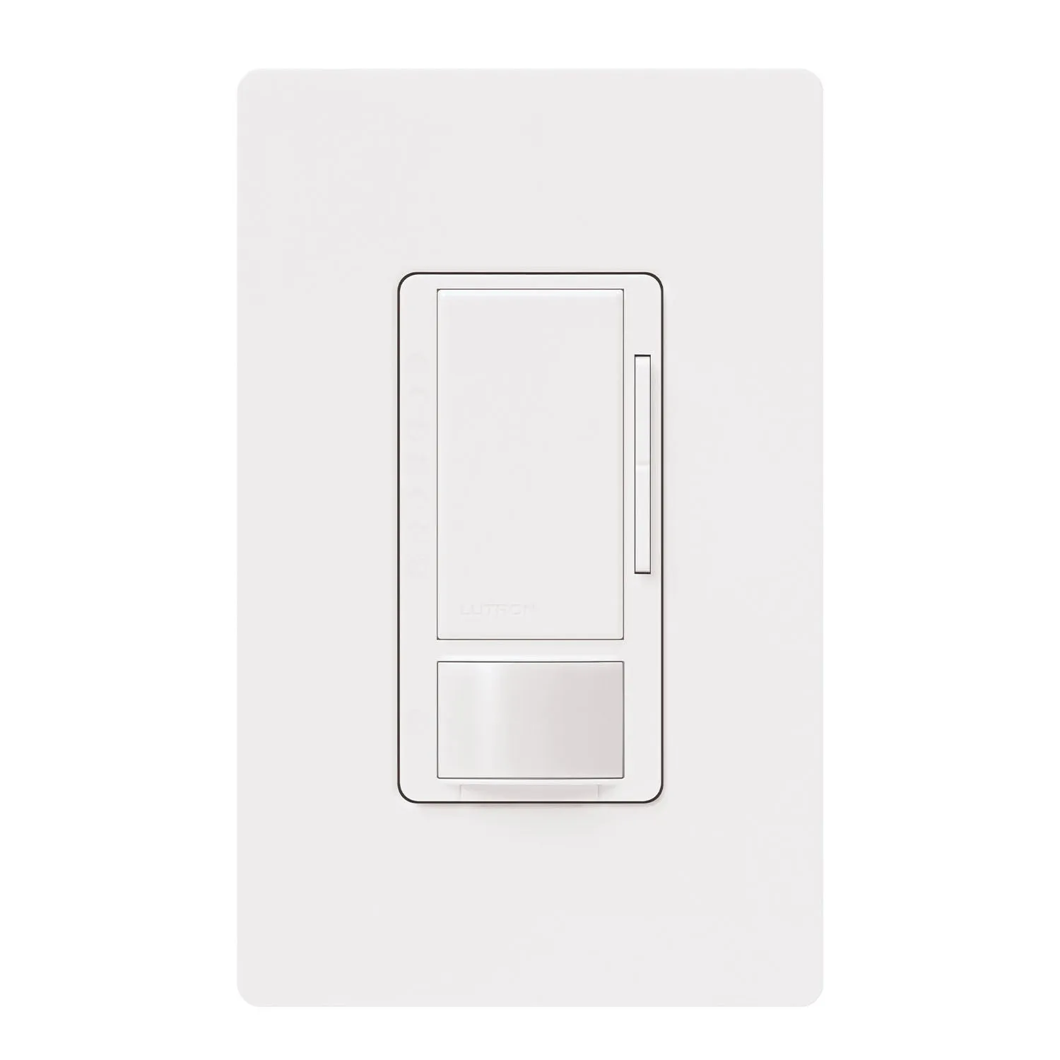 Maestro 120-277V Vacancy Motion Sensor Switch with 0-10V Dimmer PIR, 3-Way/Multi-Location, White