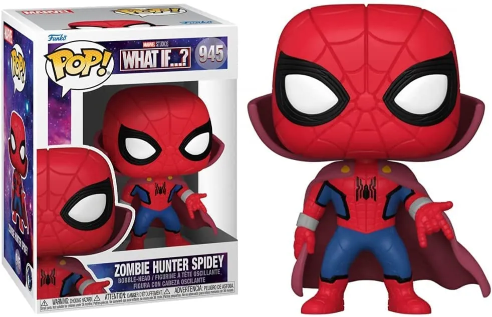 Marvel: What If? - Zombie Hunter Spider-Man Funko Pop! Vinyl Figure (Bundled with Compatible Pop Protector)