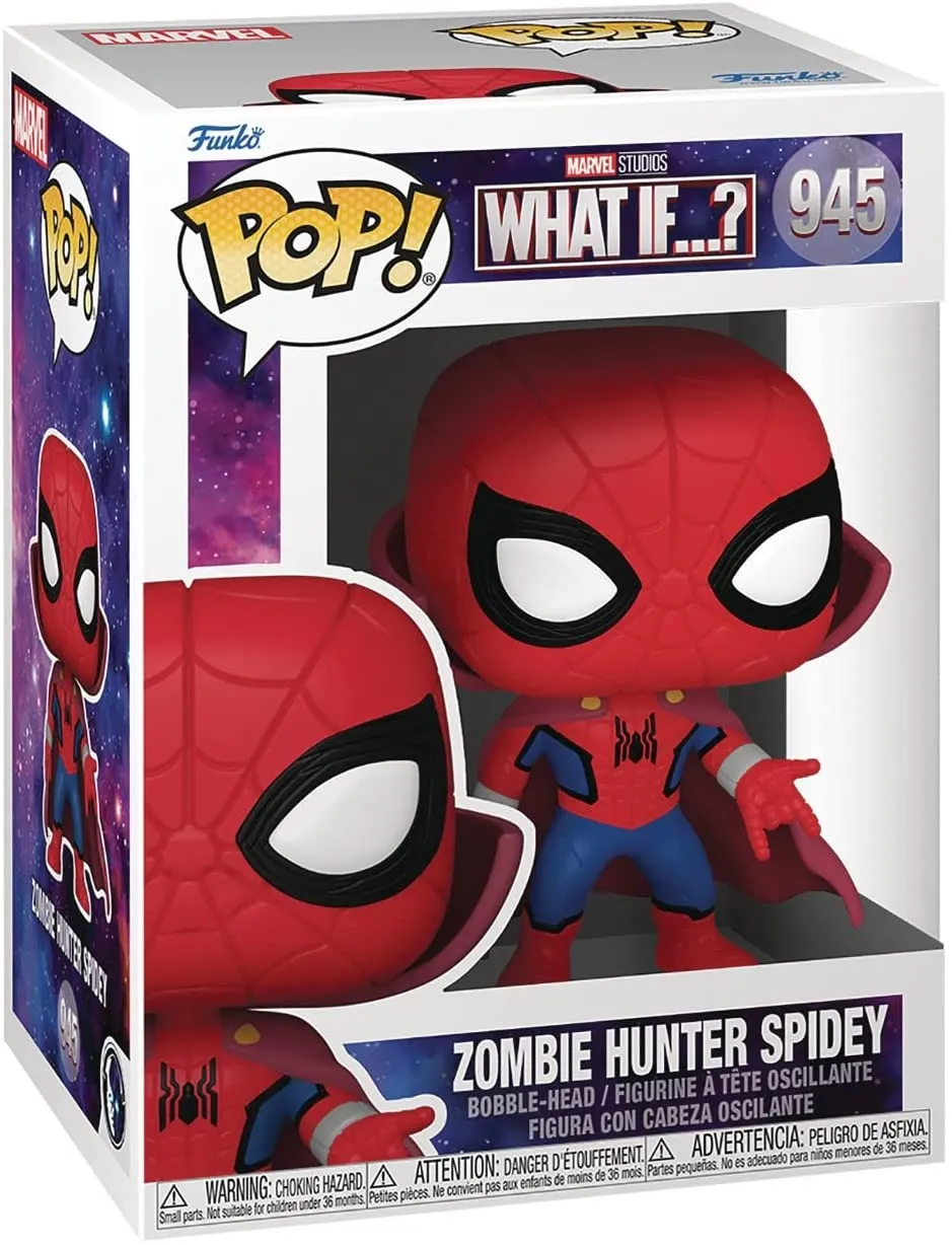 Marvel: What If? - Zombie Hunter Spider-Man Funko Pop! Vinyl Figure (Bundled with Compatible Pop Protector)