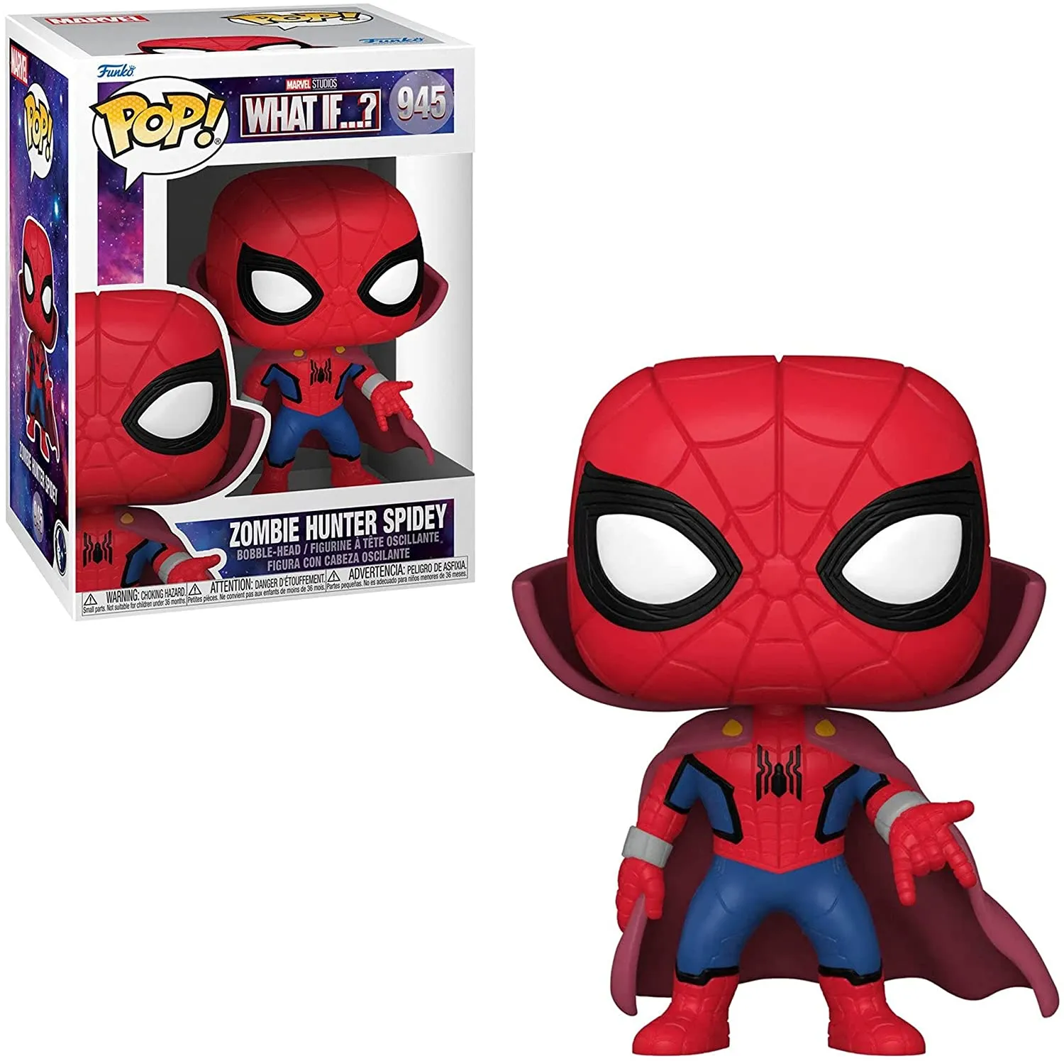 Marvel: What If? - Zombie Hunter Spider-Man Funko Pop! Vinyl Figure (Bundled with Compatible Pop Protector)