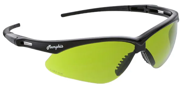 MCR Safety Memphis MP1 Black Frame, GreenFilter 2.0