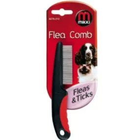 Mikki Flea Comb - Soft Grip - Small