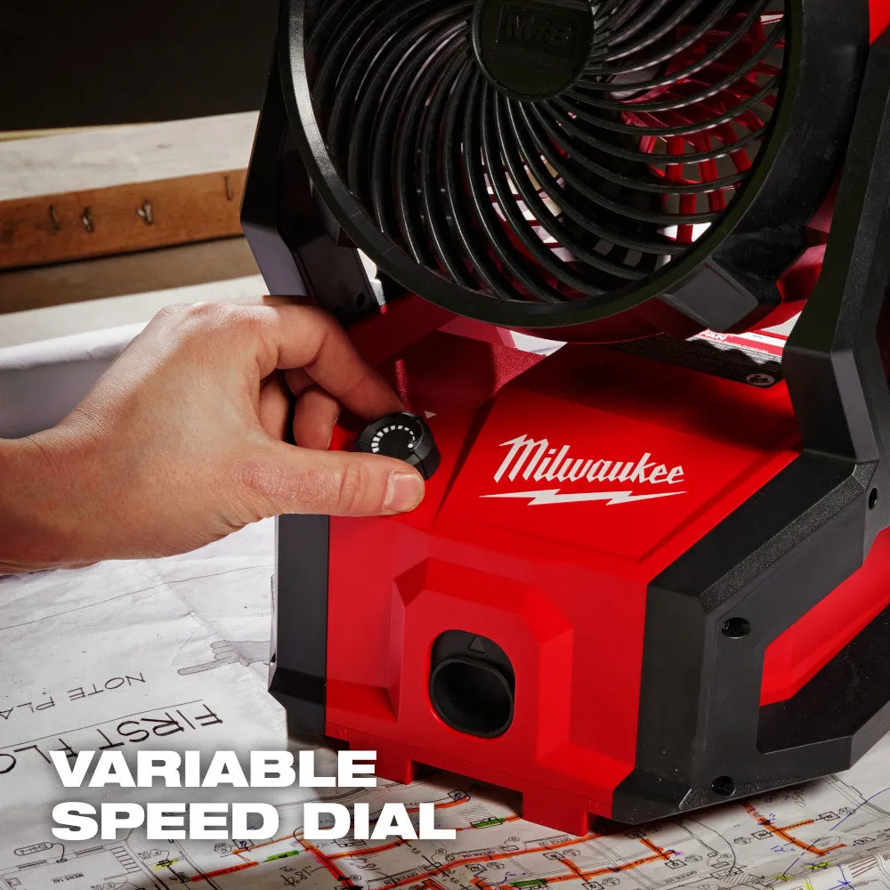 Milwaukee 0818-20 M18 18V Brushless PACKOUT Fan - Bare Tool