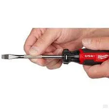 Milwaukee 1/4" Slotted 4" Cushion Grip Screwdriver MT206