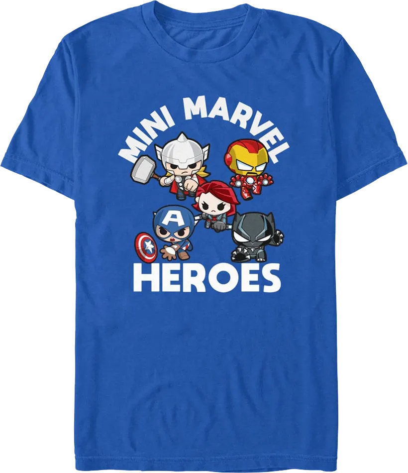 Mini Marvel Heroes T-Shirt