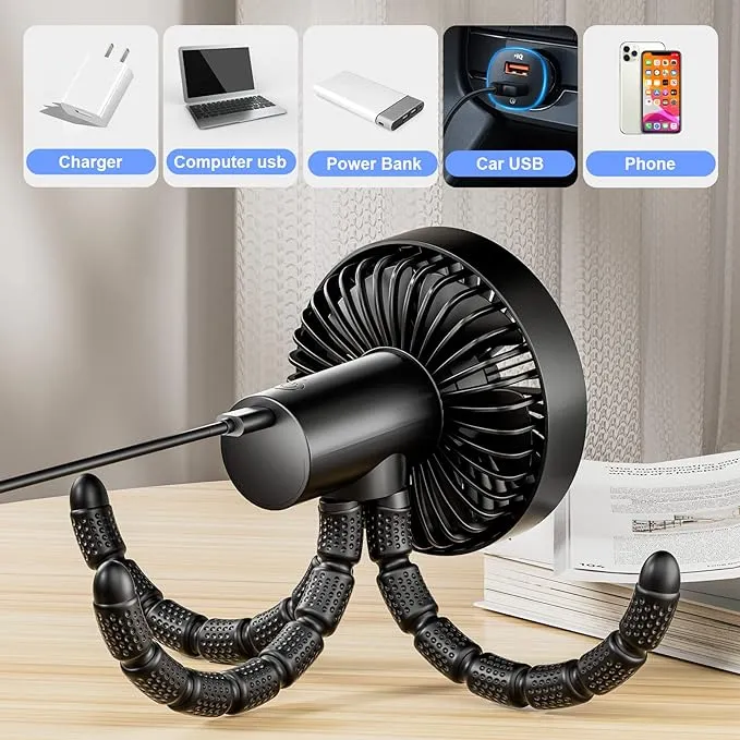 Mini Portable Stroller Fan