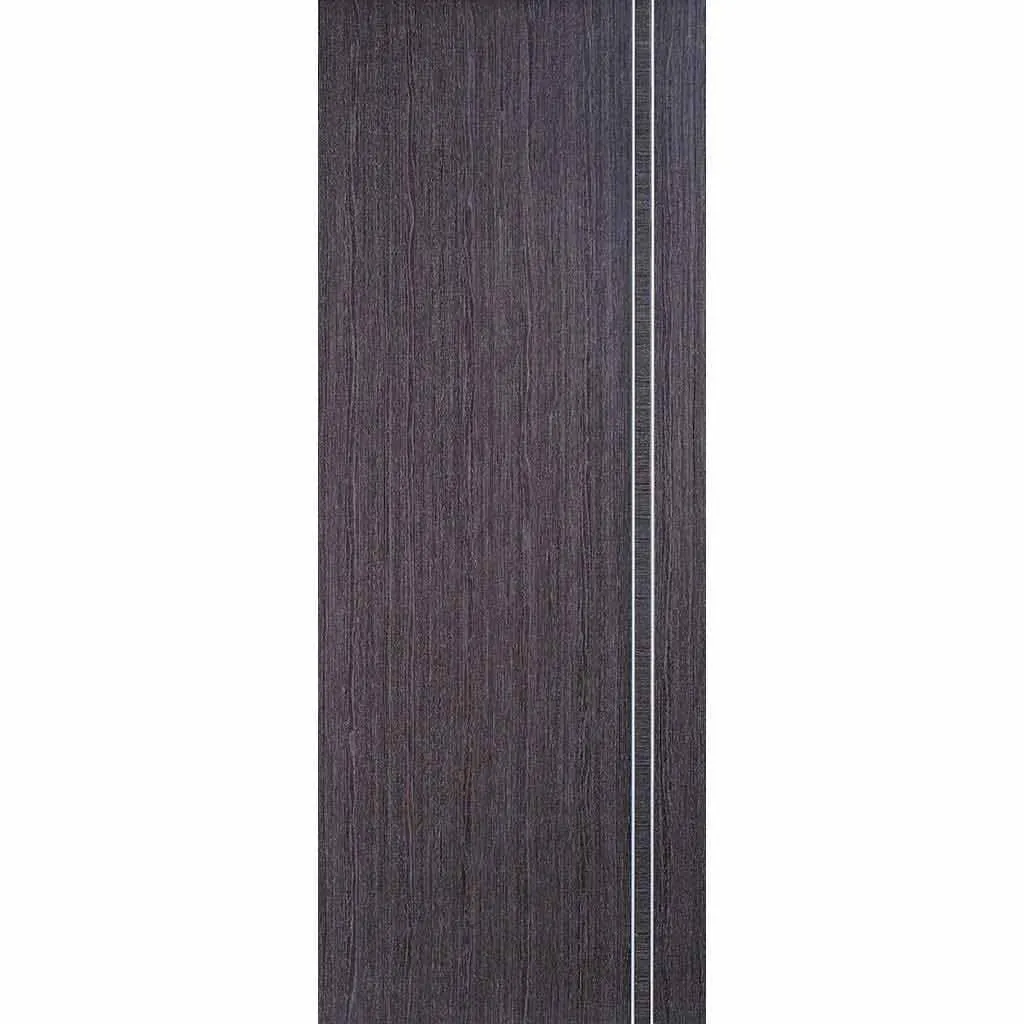 Minimalist Wardrobe Door & Frame Kit - Two Zanzibar Ash Grey Doors - Prefinished