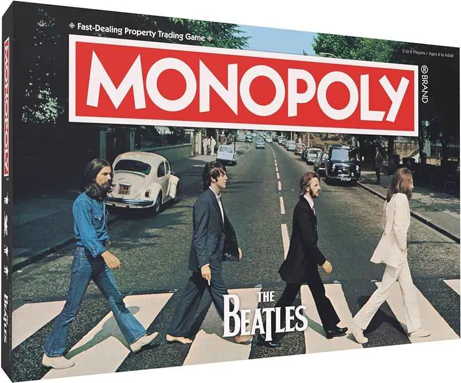 Monopoly The Beatles Rock Music Band Edition Board Game