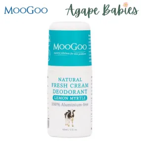 MooGoo Fresh Cream Deodorant 60g - Lemon Myrtle Exp: 01/26