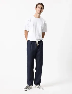 MR SIMPLE - Burbank Linen Pant Navy