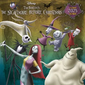 Nightmare Before Christmas Mini 2025 Calendar